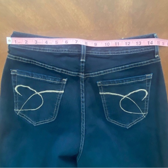 Chico's Size 1 Platinum Denim Collection Dark Wash Jeans Sz 8 - Picture 3 of 9